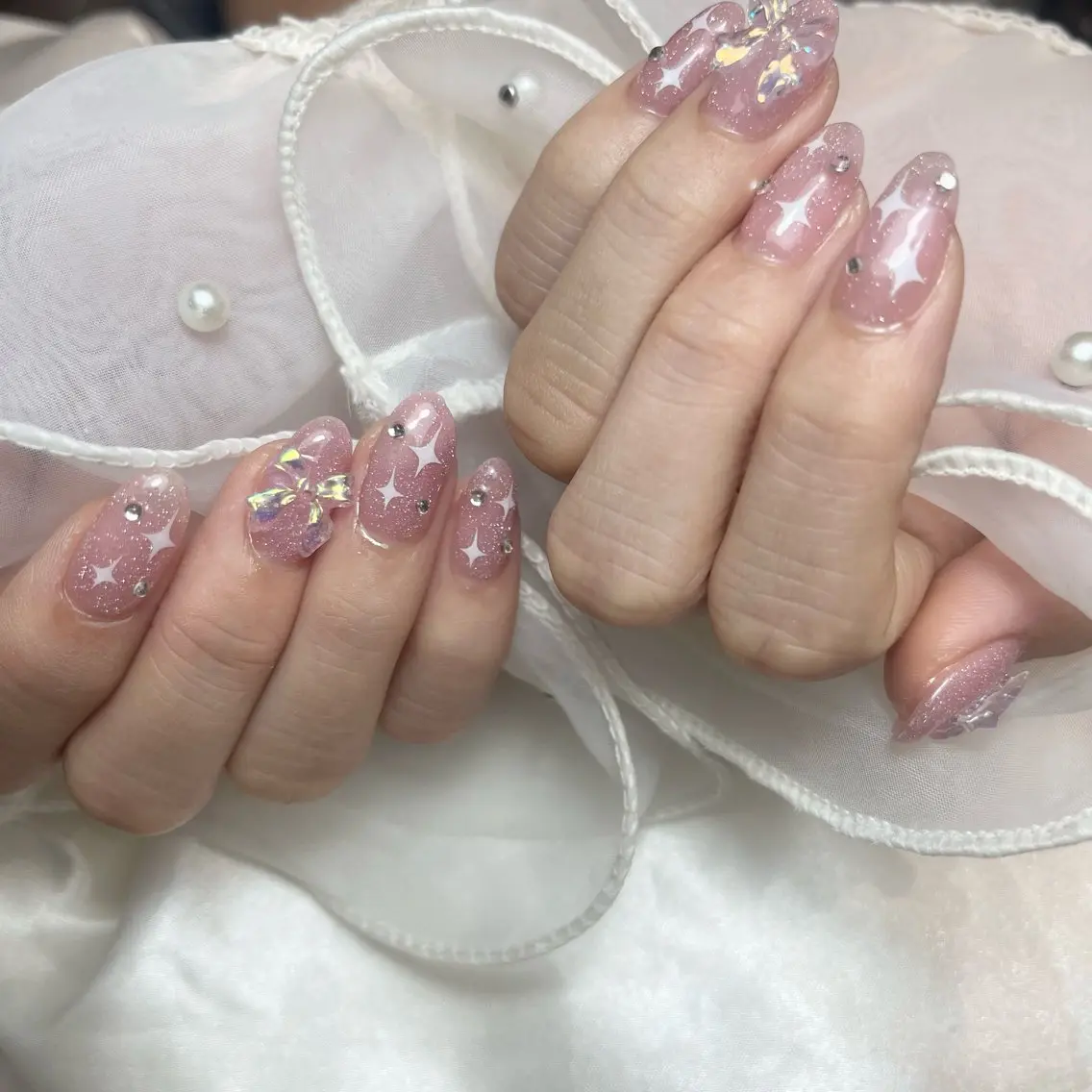 持ち込みデザイン◎ジェルネイル90分やり放題の写真