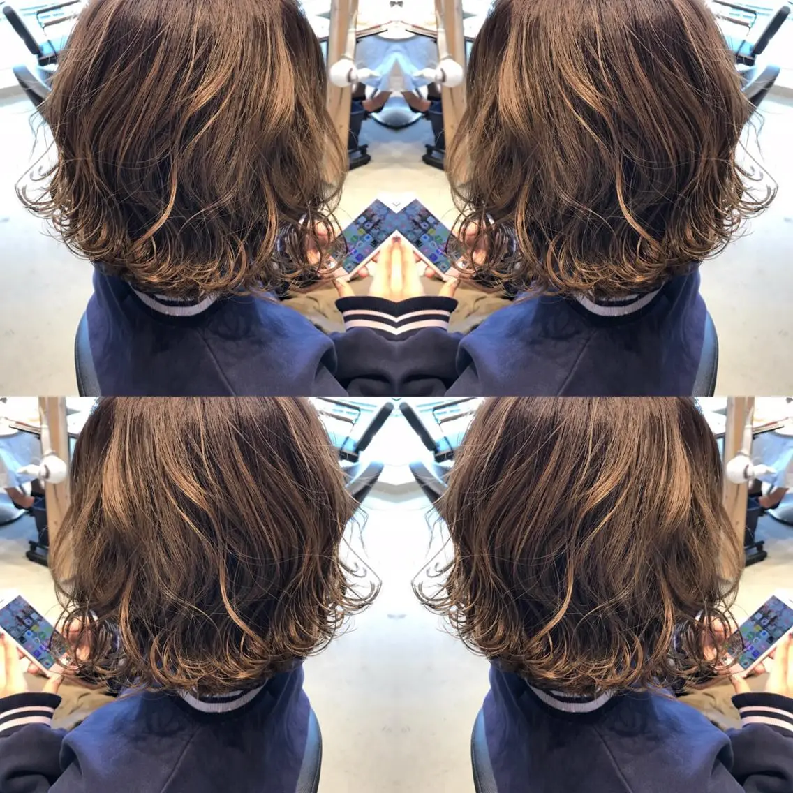 カット & ヘアカラーの写真