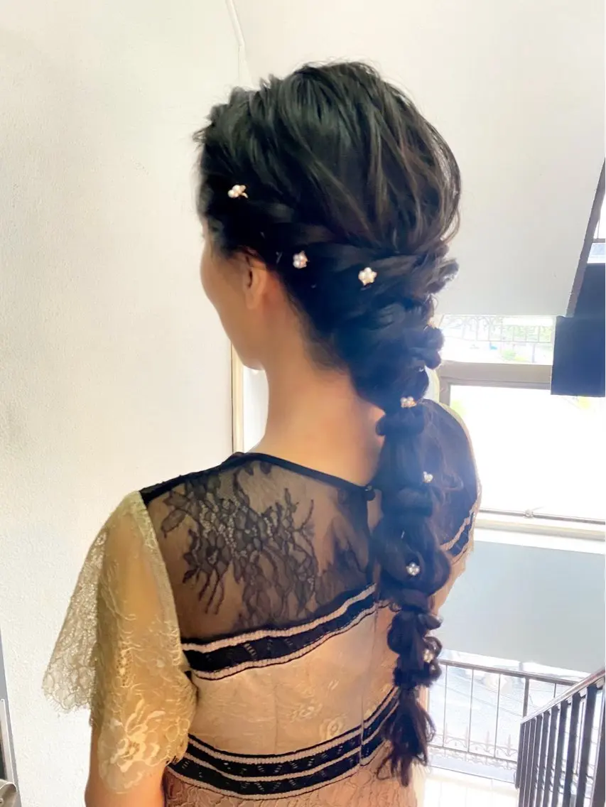 ヘアアレンジ hair make もりした ゆうのヘアスタイル