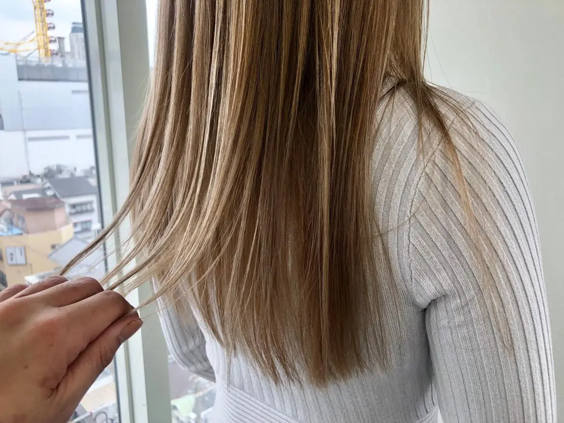 ロング ヘアカラー トリートメント 小澤大輔 YOLO hairのヘアスタイル