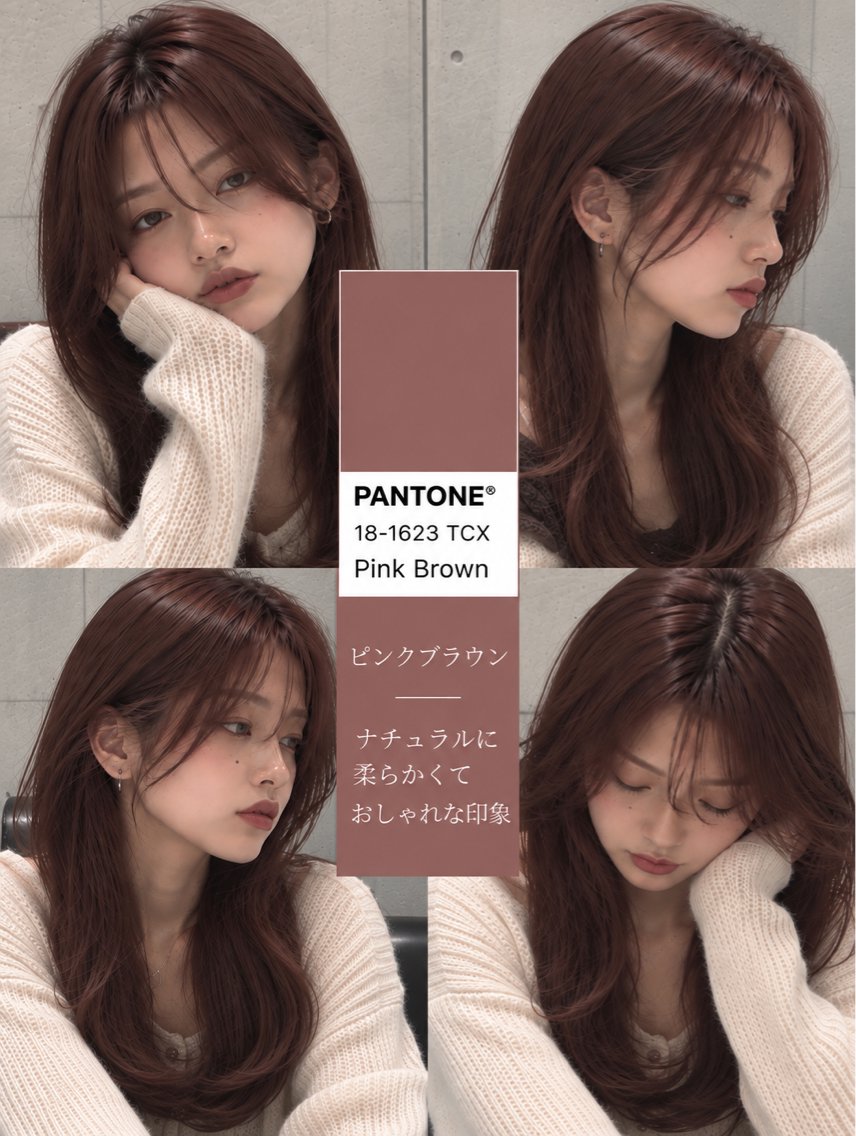 カラー カット ヘアカラー トリートメント rina韓国レイヤー ハッシュカットのヘアスタイル