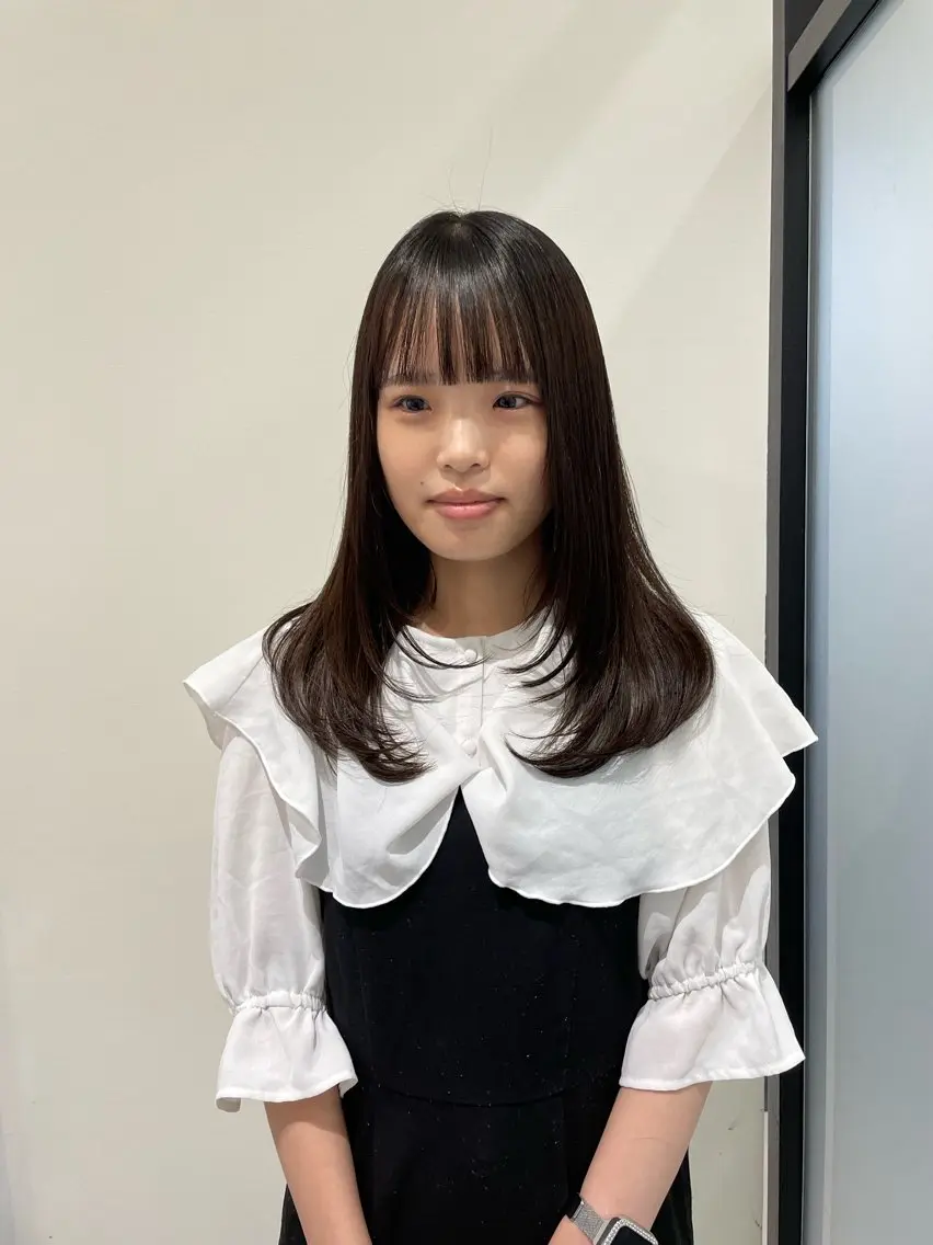 セミロング 【美容室が苦手な方 専問美容室】MIHOのヘアスタイル