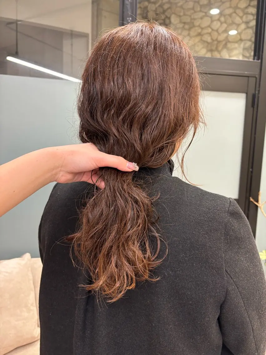 ロング パーマ カット パーマ MATTY yoshika 🐻のヘアスタイル