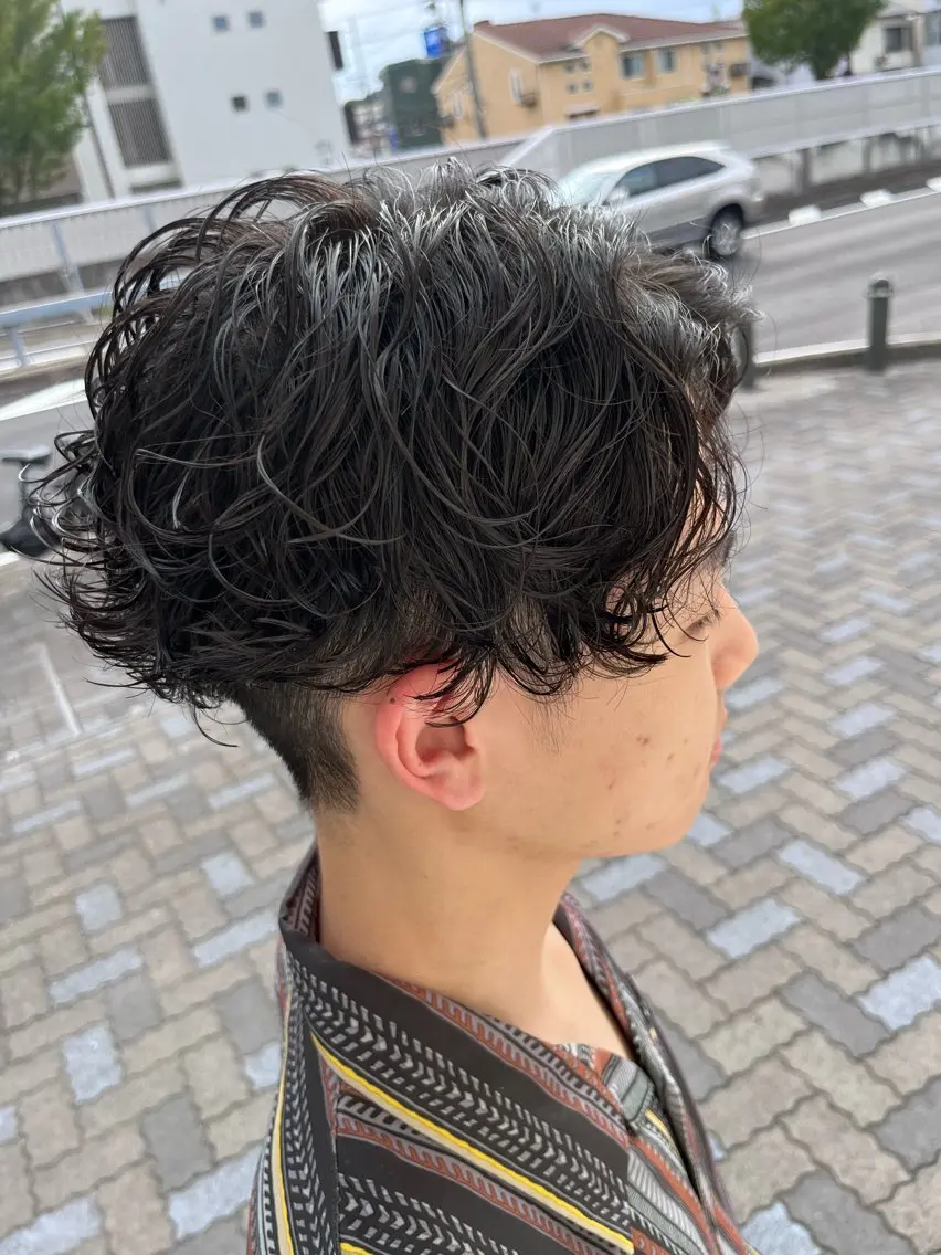 ✨ショート限定✨似合わせカット+柔らかパーマ+頭皮ケアクリームバスクイックヘッドスパの写真