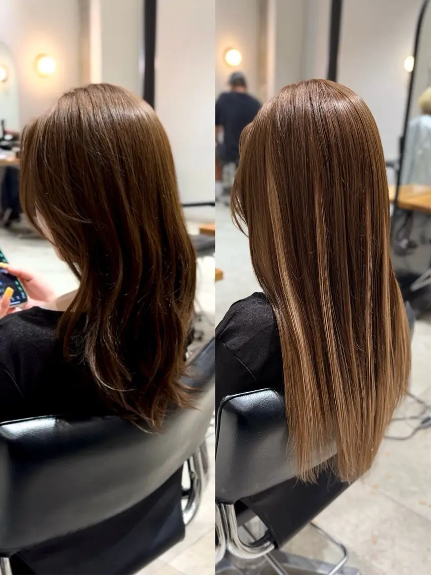 【羽シールエクステ】 表参道⚝NAHOのヘアスタイル