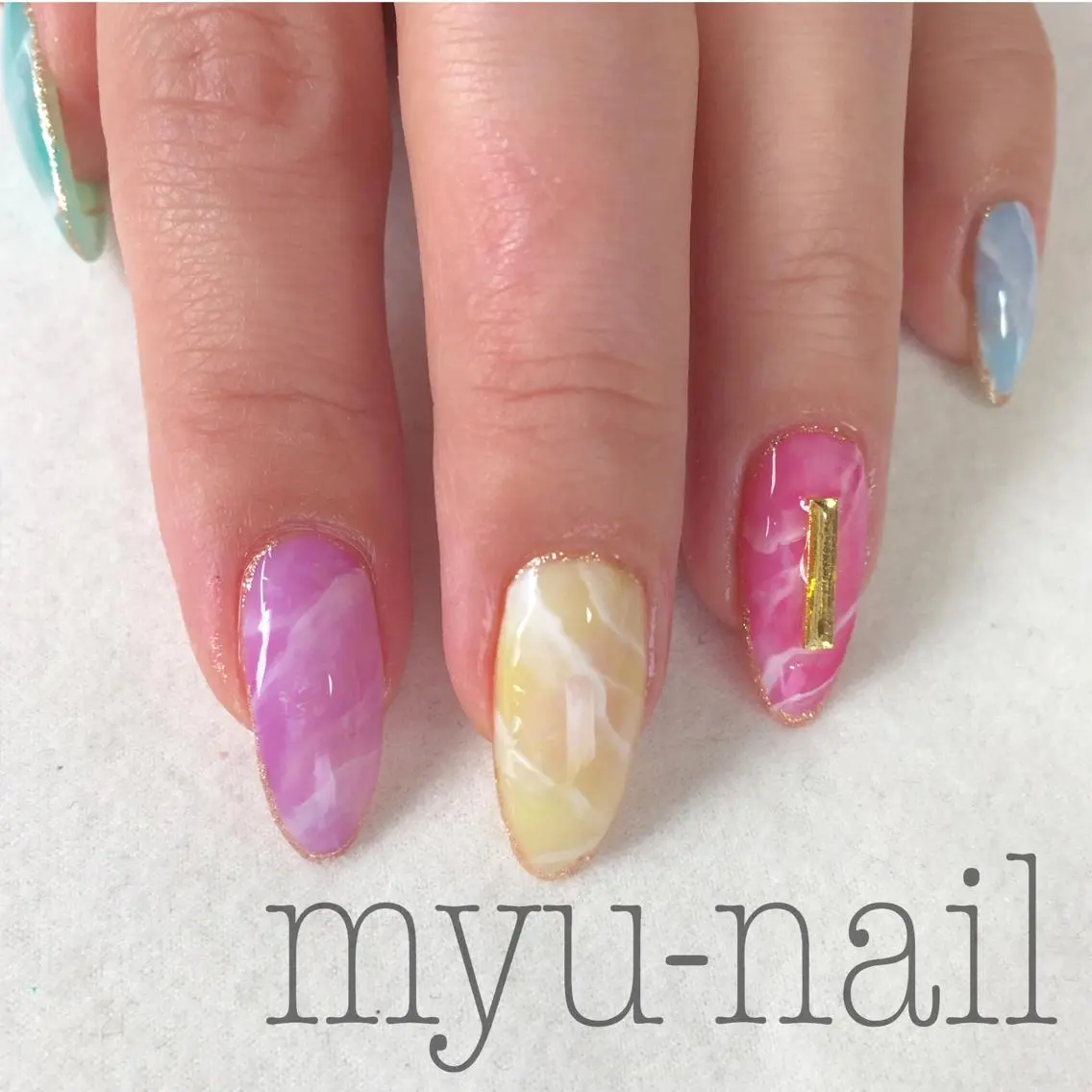 ネイル ハンドネイル ホームサロン myu-nailのネイルデザイン