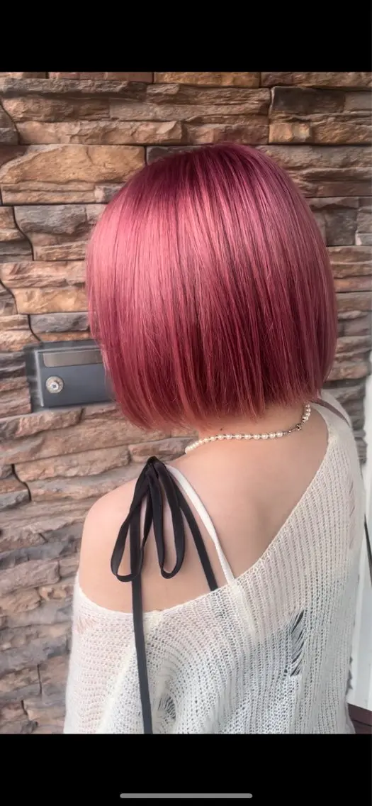 ショート カラー 美髪✨艶髪✨髪質改善 カラー特化❣大石優奈のヘアスタイル