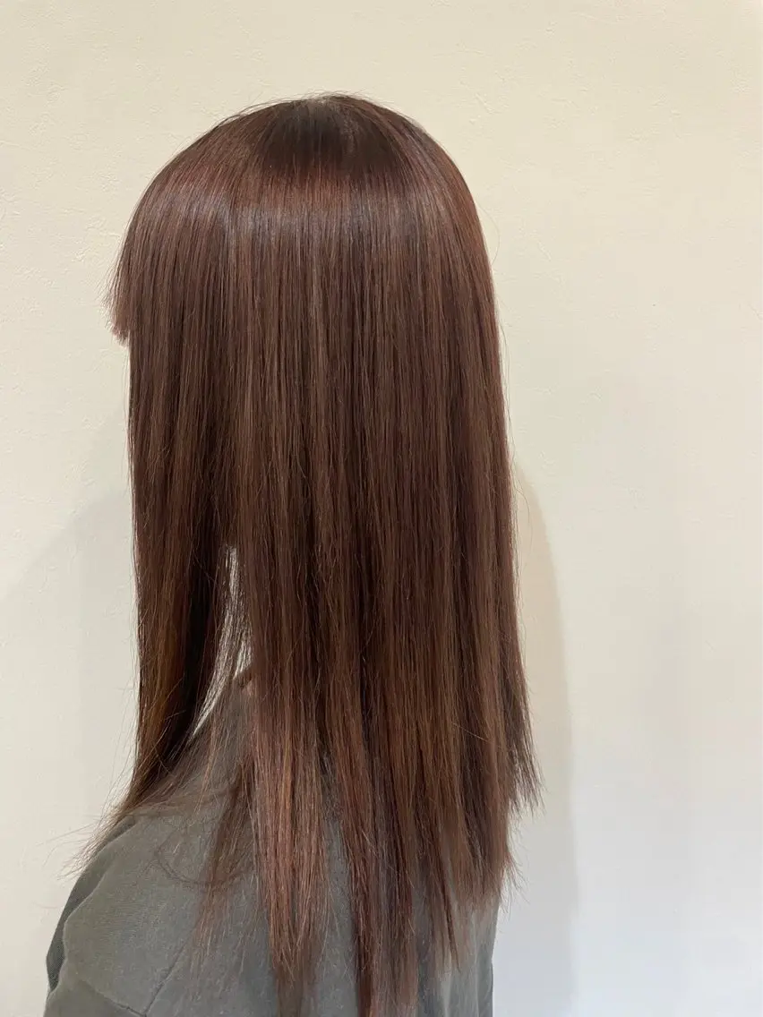 セミロング カラー 渋谷 夏稀のヘアスタイル