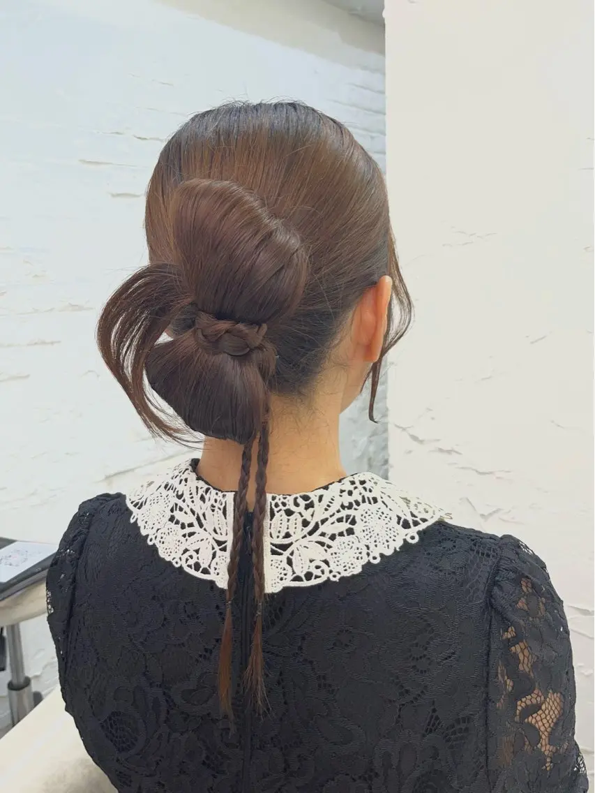 ミディアム ヘアアレンジ ヘアセット 🩵aiko / モデル募集中️🩵のヘアスタイル