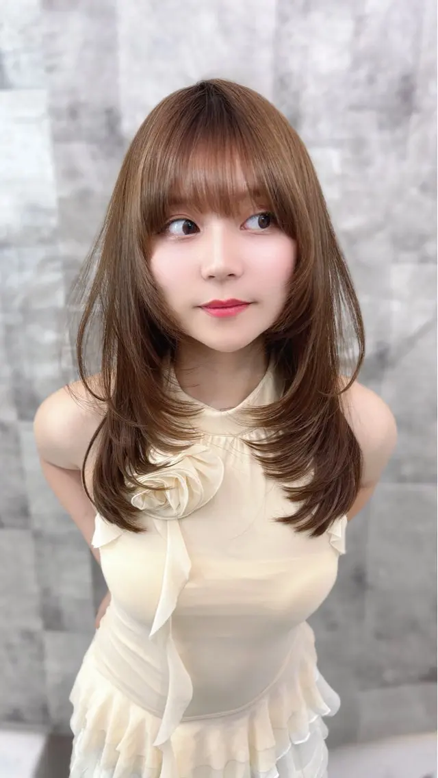 セミロング 似合わせカット 永田竜一/ レイヤーカット特化のヘアスタイル