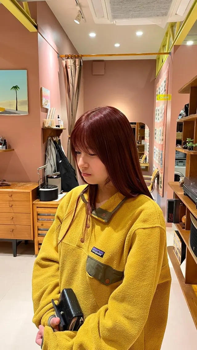 ロング カラー ヘアカラー 【YA/HI】 エンドウのヘアスタイル