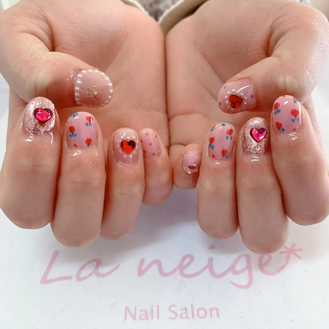 ネイル ハンドネイル La neige* yuki 🐩🌙のネイルデザイン