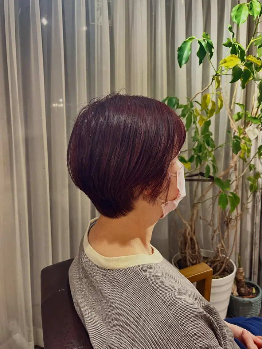 ショート カラー ピンクカラー ショートヘア CAOLILA /Sakiのヘアスタイル