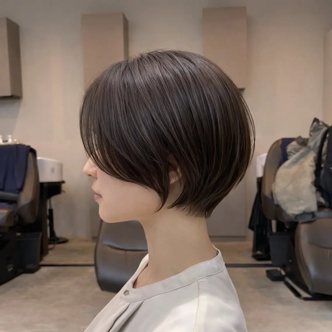 ショート 似合わせカット ショートヘア トリートメント manami/ ハッシュレイヤーのヘアスタイル