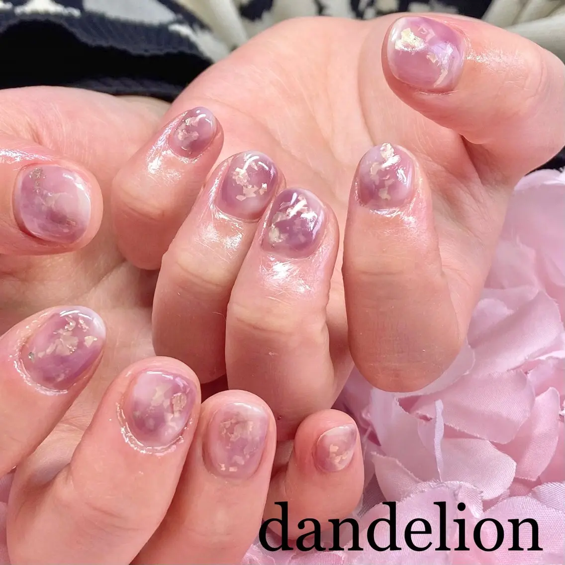 ネイル ハンドネイル ハンドケア dandelion ダンデライオンのネイルデザイン
