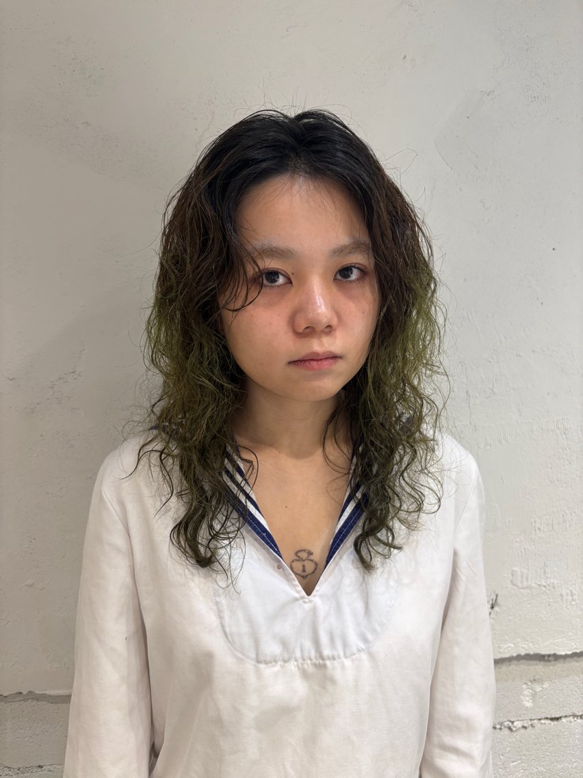 セミロング り おのヘアスタイル