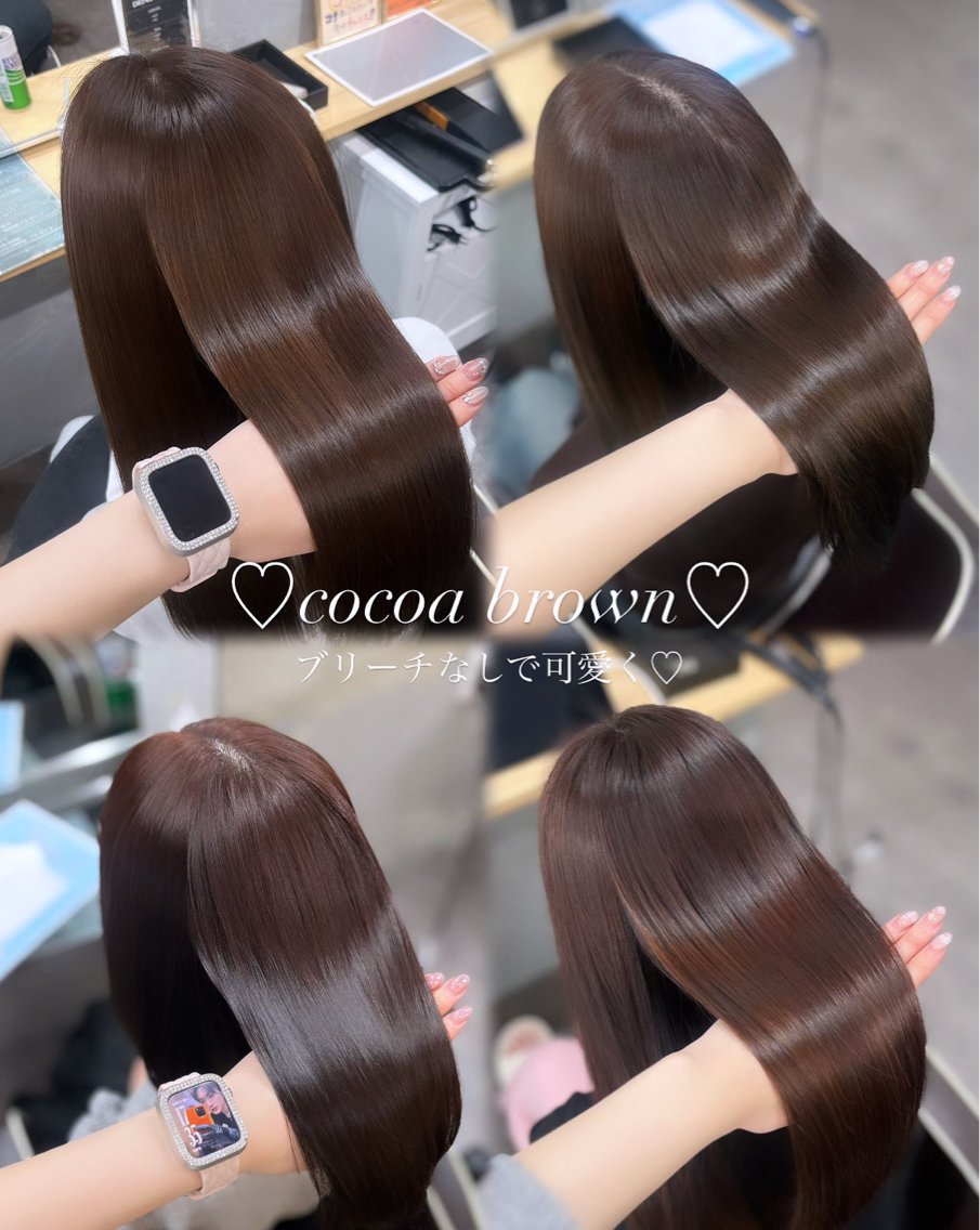 ロング カラー ヘアカラー 上品艶カラー❤︎ akihaのヘアスタイル