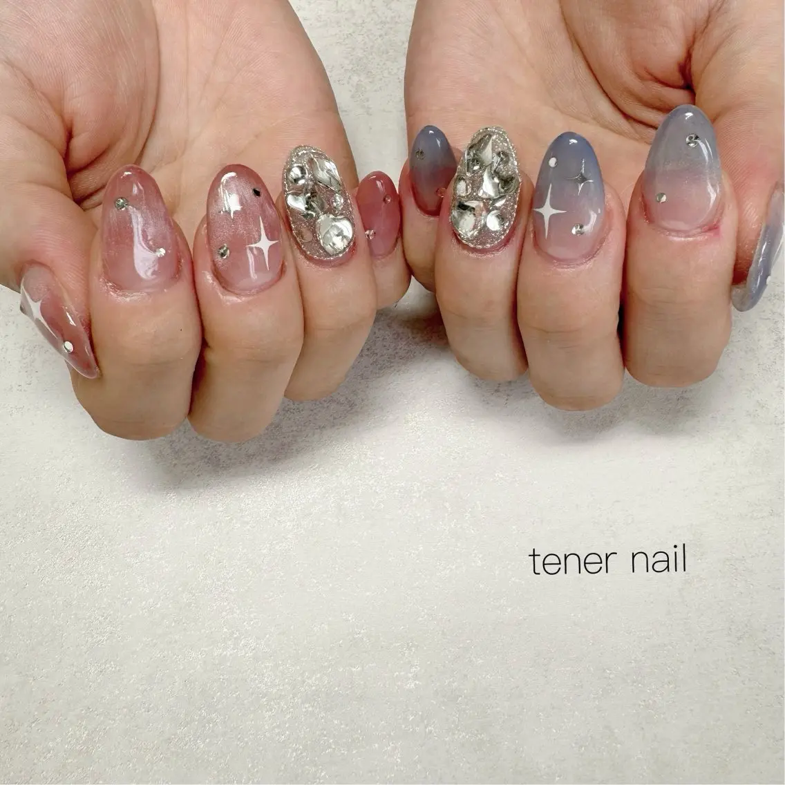 ネイル グラデーション ハンドネイル テネルネイル tener nailのネイルデザイン