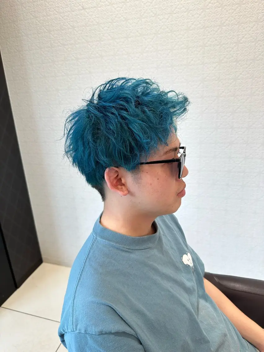カラー メンズ Earth伊勢崎 萩原　快斗のヘアスタイル