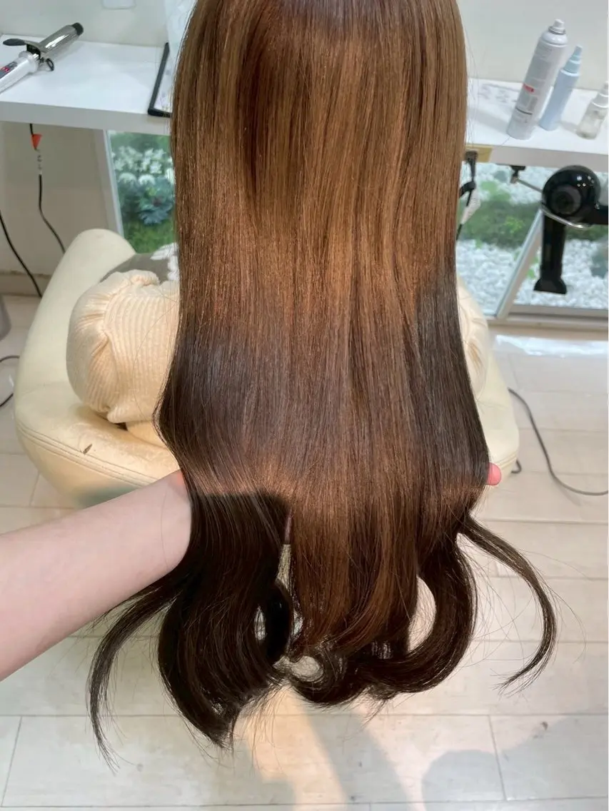 カラー ブラウンカラー ヘアカラー emu🤍𐙚 Miyuのヘアスタイル