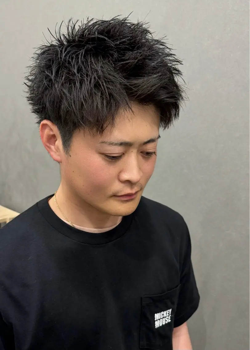 メンズ カット ＆tigre 佐藤秀太のヘアスタイル