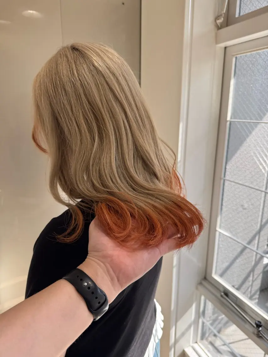 セミロング カット ヘアカラー トリートメント ✨髪質改善美容師 永森祥太✨のヘアスタイル