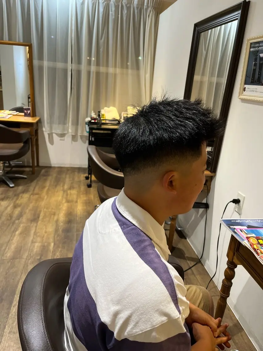 ショート メンズ 李 泰宇のヘアスタイル