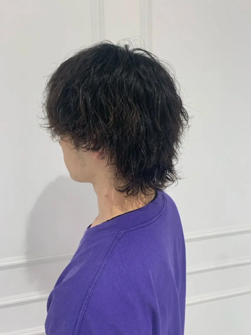 パーマ メンズ なりたいを叶える /町野 朝哉のヘアスタイル