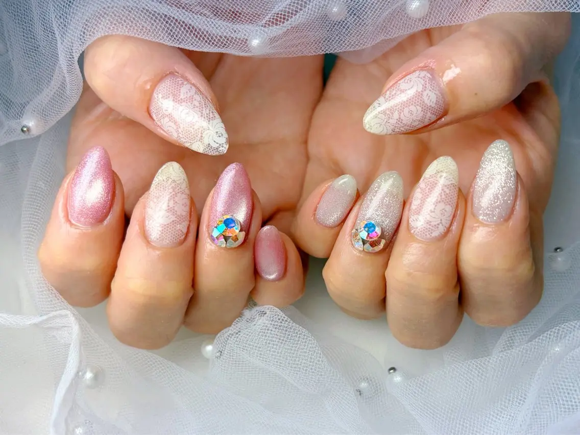 ネイル ワンホンネイル ハンドネイル Queennail 北堀江Yumiのネイルデザイン