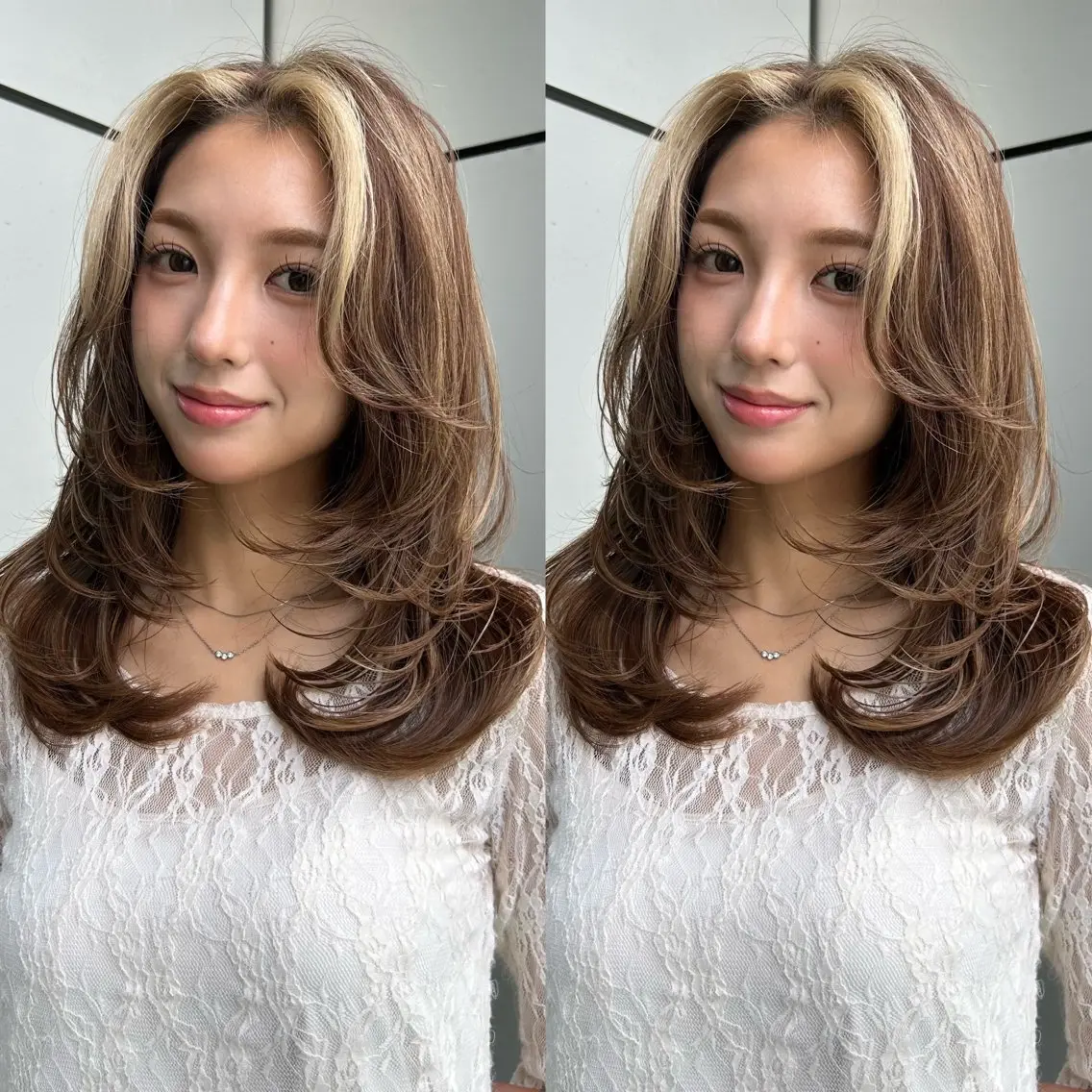 ロング カラー カット ヘアカラー トリートメント 🍒ハイレイヤー🍒 海外ヘア🍒Momoのヘアスタイル