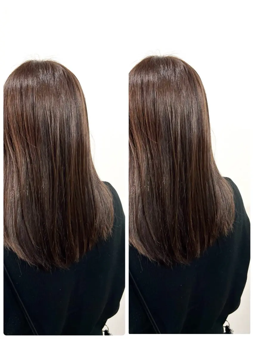 セミロング カラー レイヤー/ボブ 特化✂️福岡のヘアスタイル