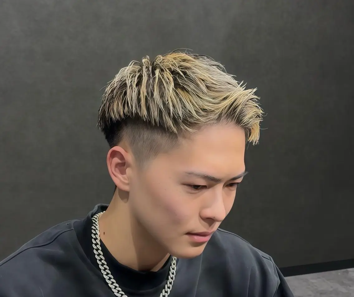 ショート カラー メンズ HINA ちゃんのヘアスタイル