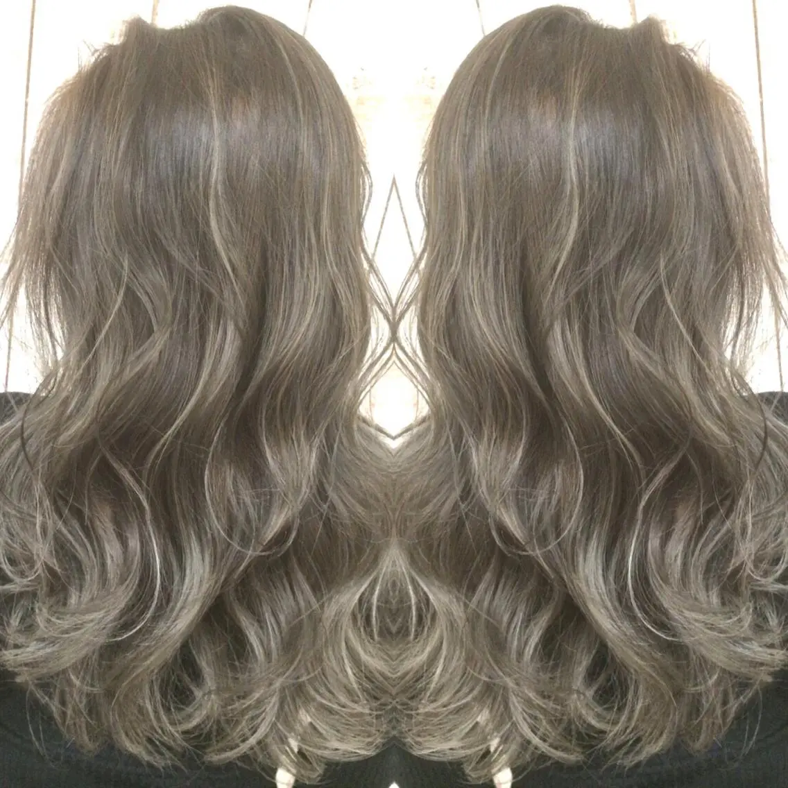 ロング カラー ハイライトカラー 3Dハイライト ハイライト ヘアカラー トリートメント 井上 一平のヘアスタイル