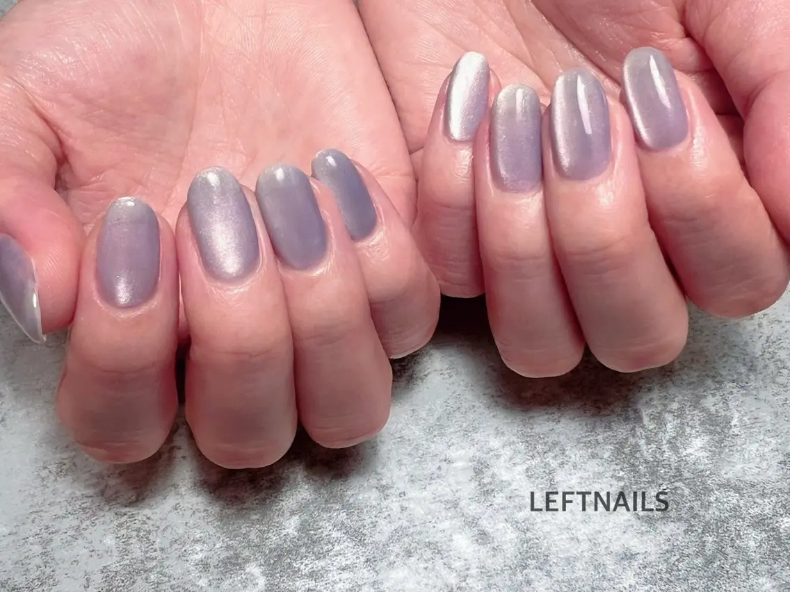 ネイル マグネットネイル ハンドネイル LEFTNAILS フィルインニュアンスのネイルデザイン