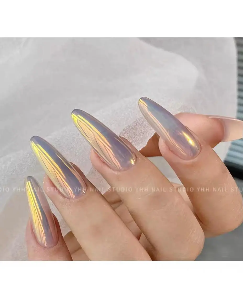 パウダーネイル💅オーロラミラーネイル💅初回オフ込み♪の写真
