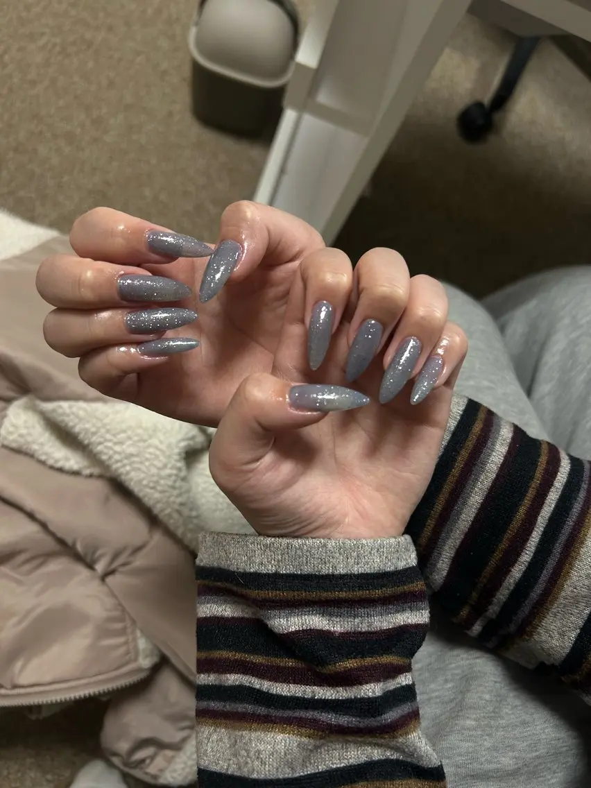 ネイル チークネイル フレンチネイル グラデーション 韓国ネイル マグネットネイル ハンドネイル Hana Nailのネイルデザイン