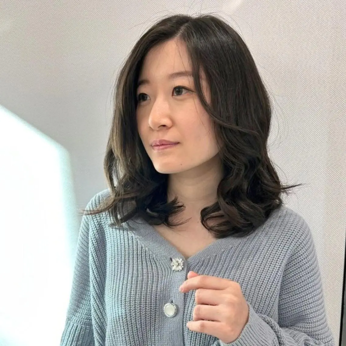 ミディアム パーマ ❇️安達 優心❇️ レイヤー/艶髪特化のヘアスタイル