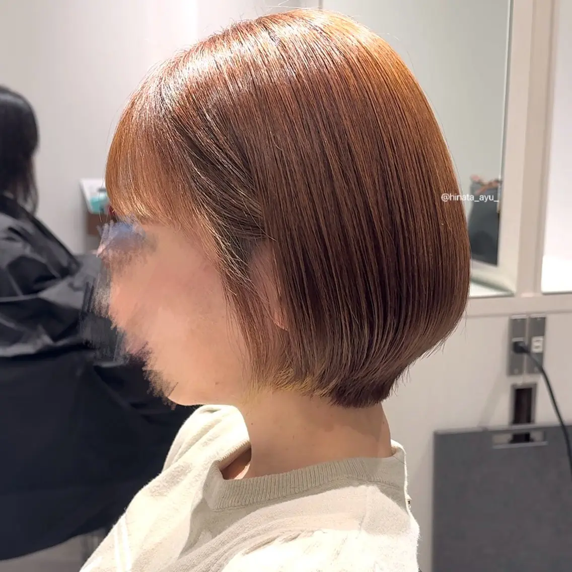 ショート ショートボブ ボブ ショートヘア ひなた あゆみのヘアスタイル