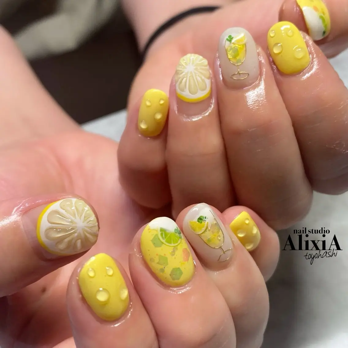 ネイル ハンドネイル AlixiA ゆみのネイルデザイン