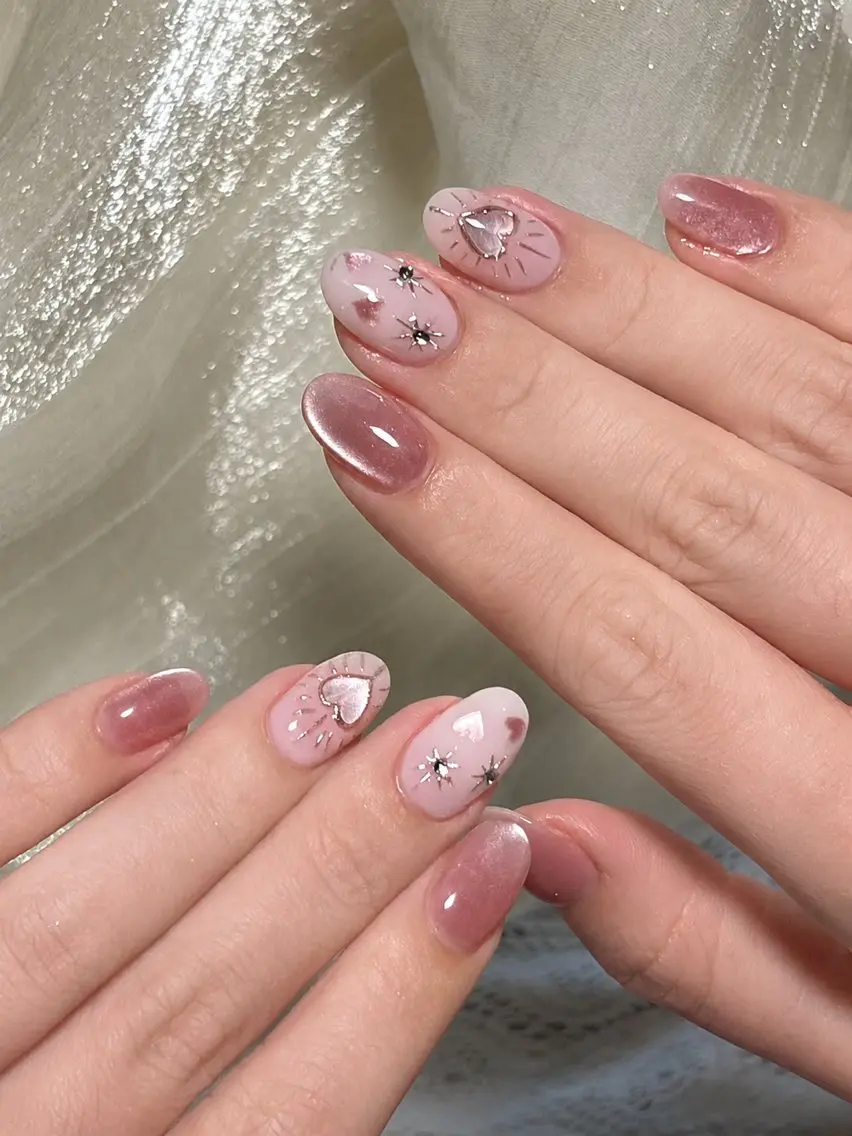 ネイル オーロラネイル 長さ出し フラッシュネイル フラワーネイル フットネイル ハンドネイル ✨ nanakaのネイルデザイン