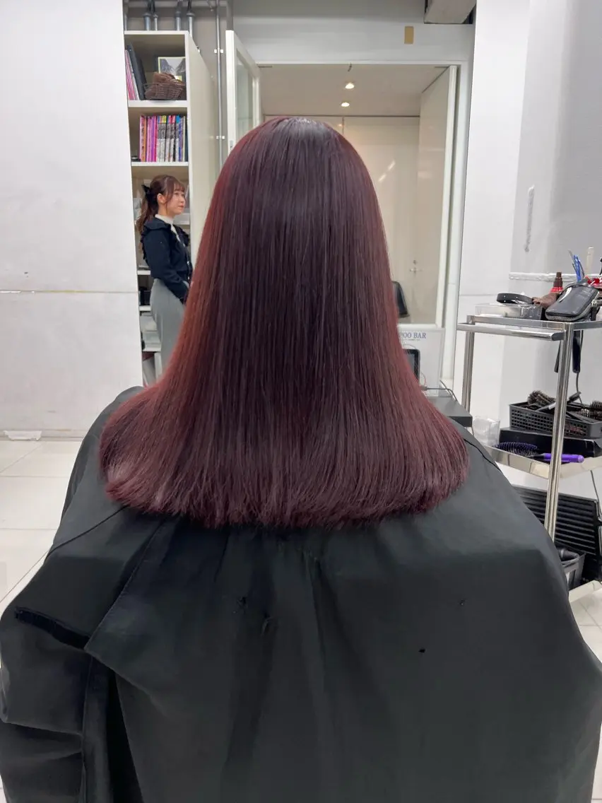 ロング カラー ヘアアレンジ ブリーチ ブリーチなしカラー kayo吉祥寺カラー モデル募集中✨のヘアスタイル