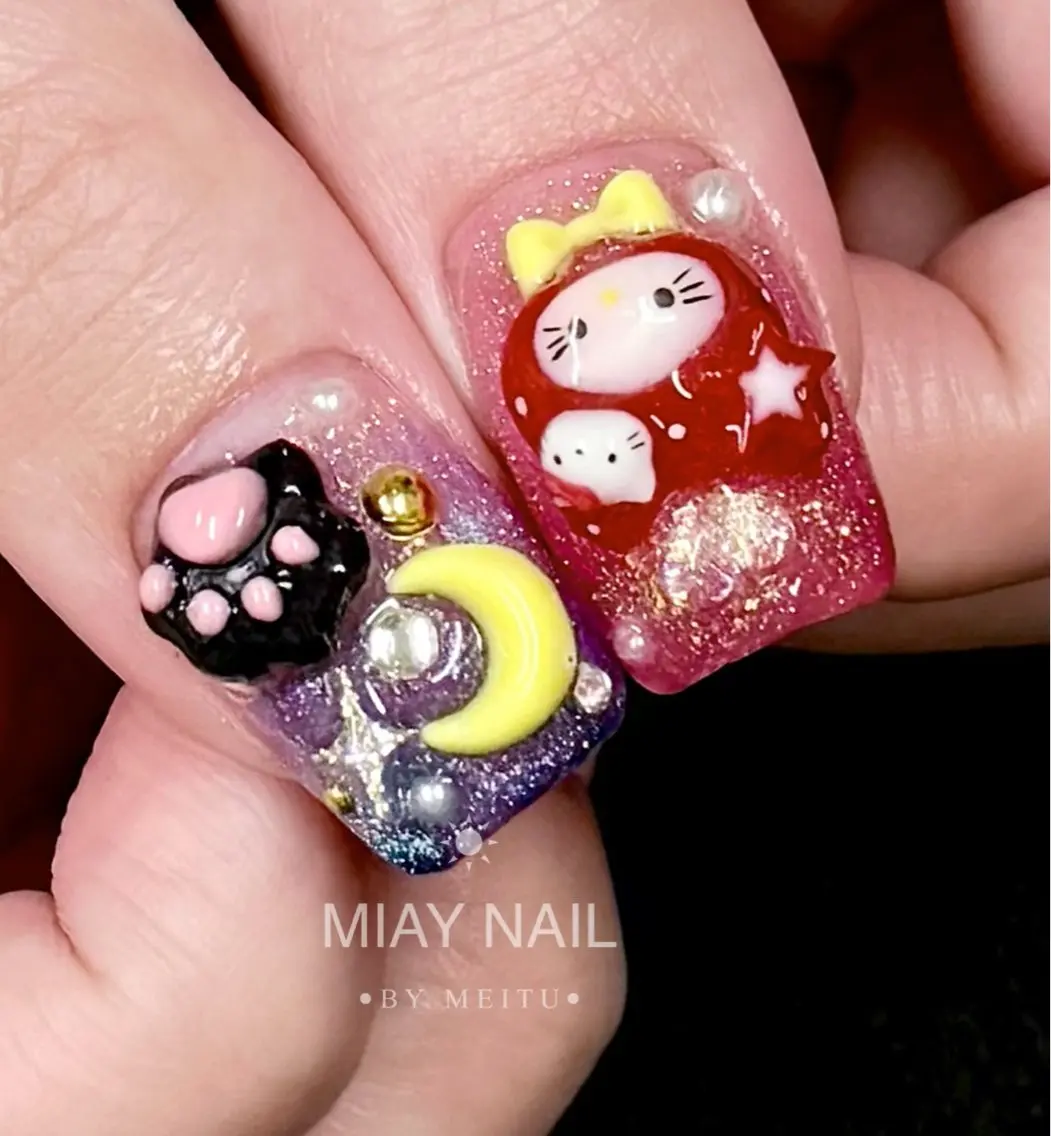 ネイル ハンドネイル 💜MIYA NAIL鶴見店のネイルデザイン
