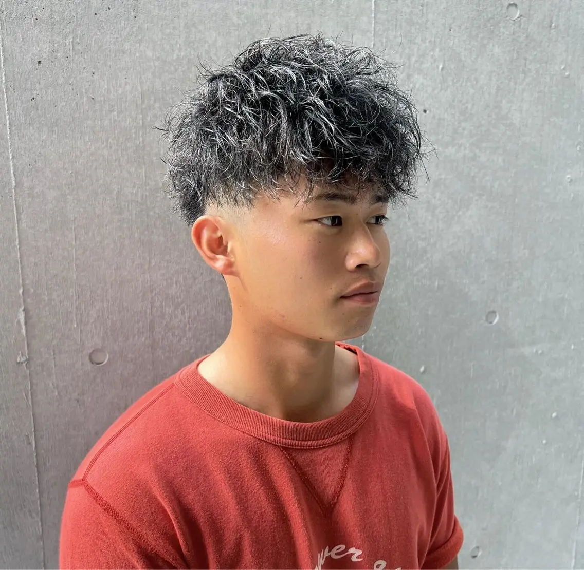 ショート パーマ メンズ 【メンズパーマ特化】 リュウのヘアスタイル