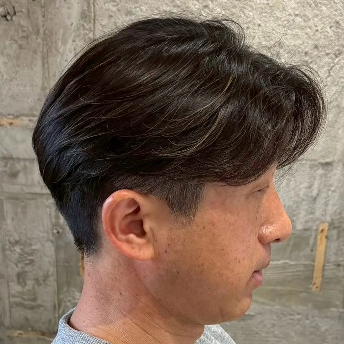 パーマ メンズ 【束感セット】 あおいのヘアスタイル