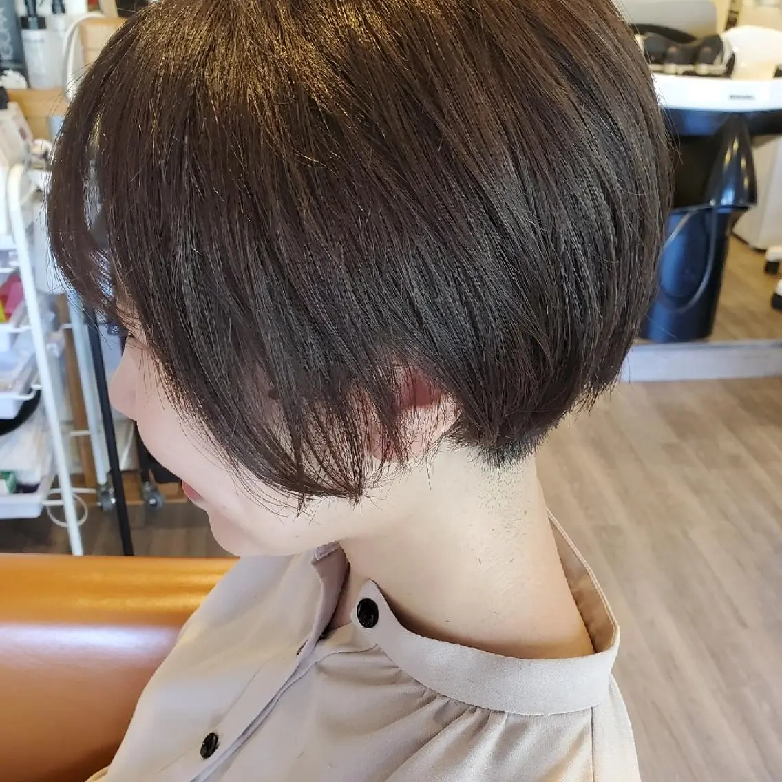 ショート カラー アディクシーカラー 外国人風カラー トリートメント カット ヘアカラー トリートメント spa hair  ark 富井直美のヘアスタイル