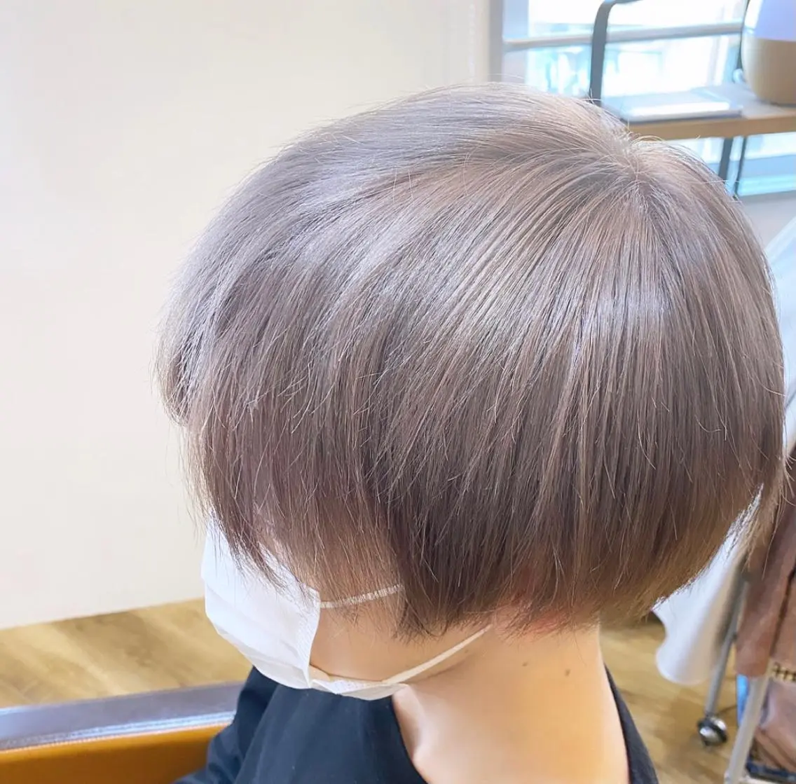 ショート パーマ メンズ カット ヘアカラー トリートメント TELA HAIR 副代表　岡田のヘアスタイル