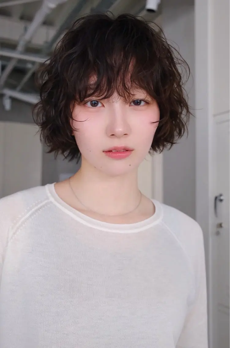 ショート カラー らん カラーモデル募集中のヘアスタイル