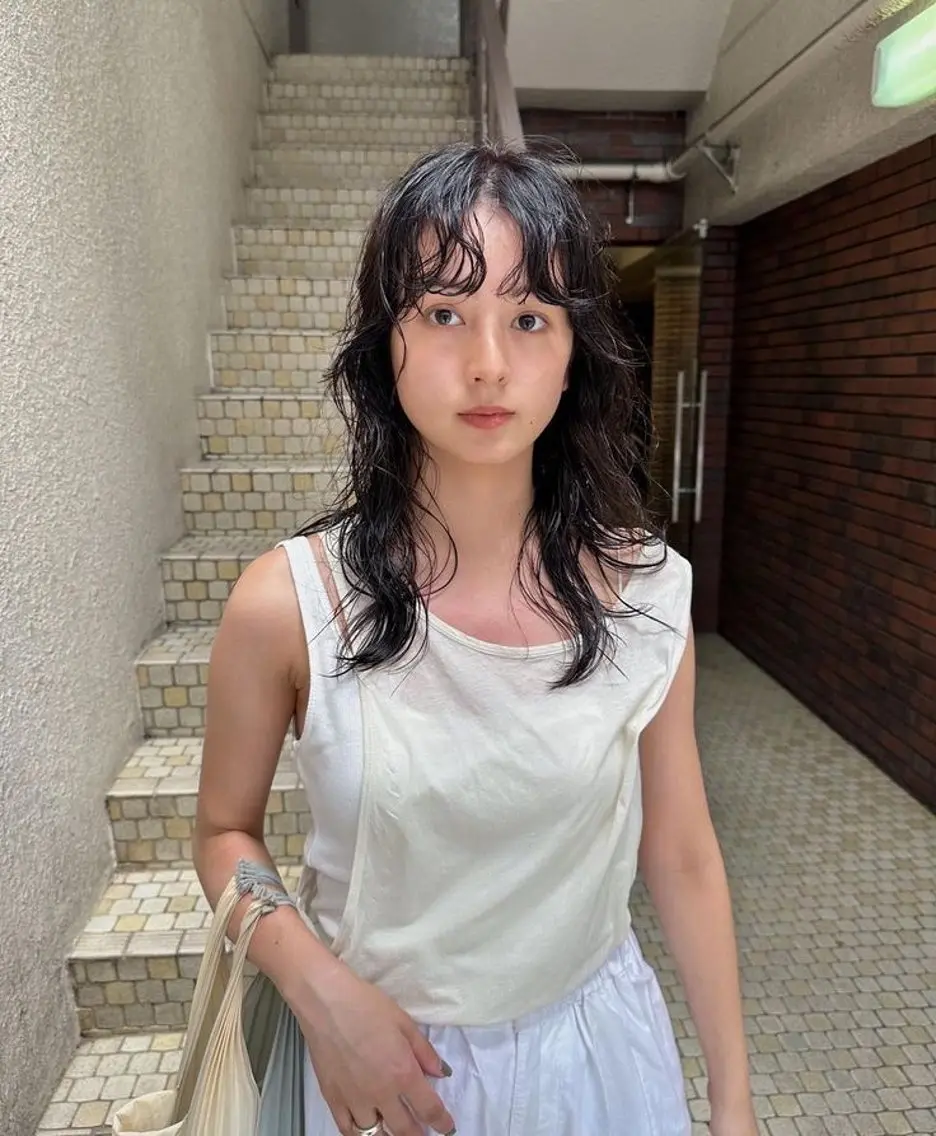 ロング パーマ ロング パーマ 銀座骨格診断ショート /パーマ/amiのヘアスタイル