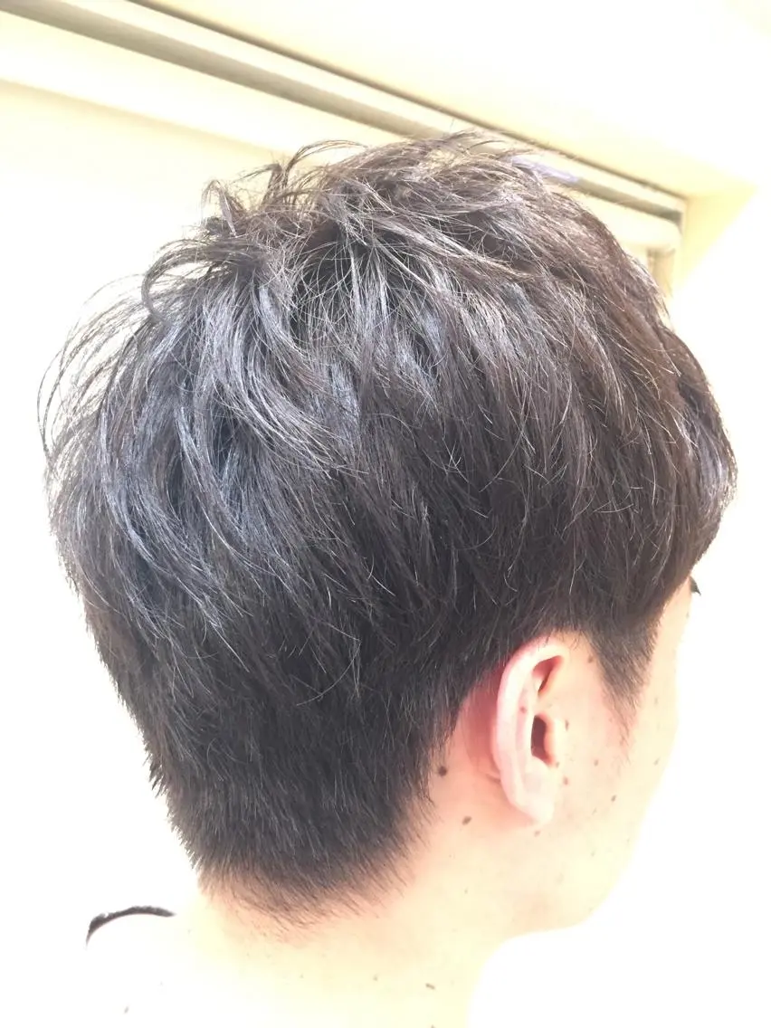 メンズパーマの写真
