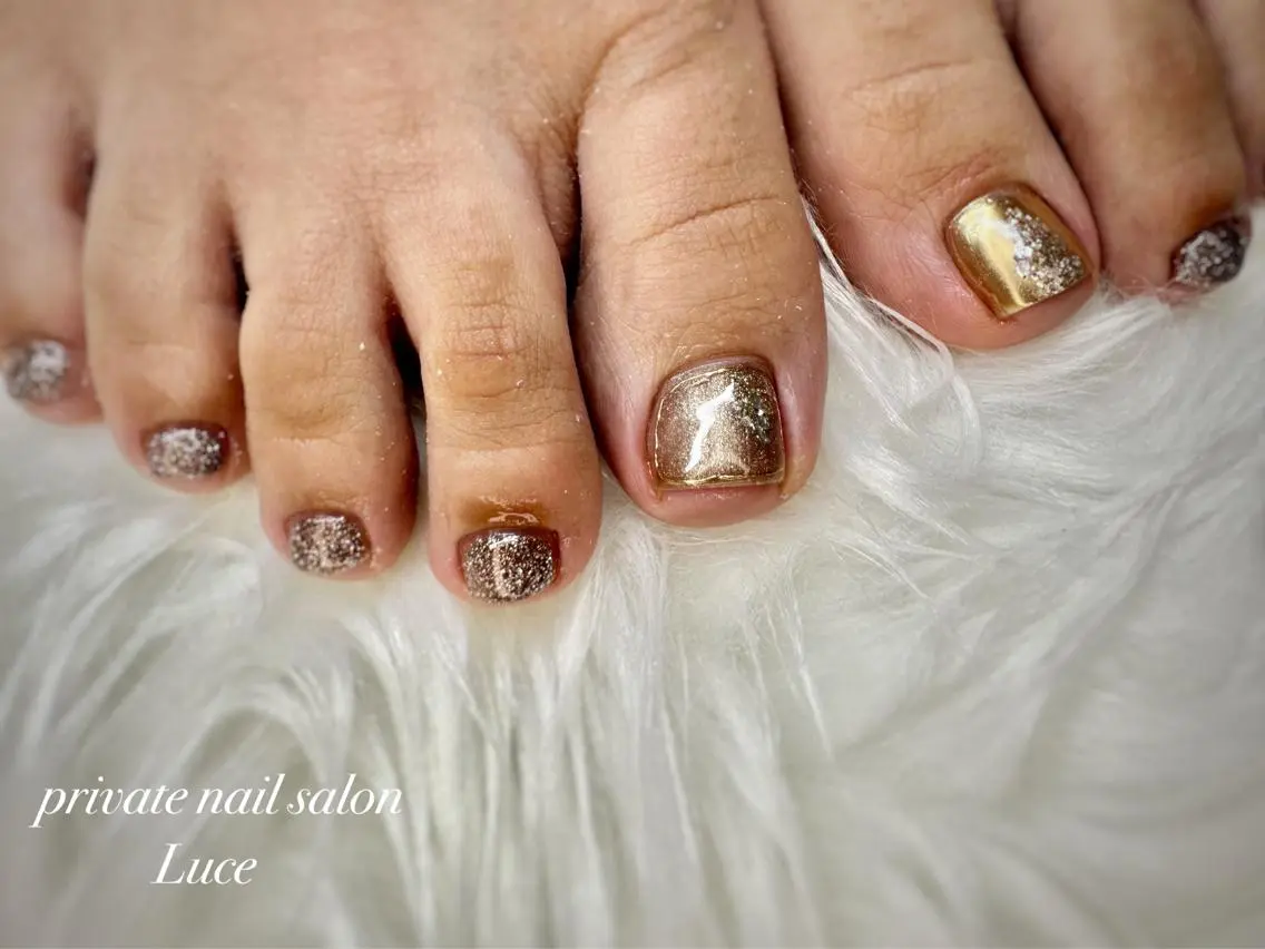 ネイル フットネイル nailsalon Luce🕊️のネイルデザイン